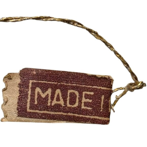 Vintage Japan Snowman Bobble Head Ornament Hat Christmas Putz Pipe Cleaner Candy - Picture 7 of 9